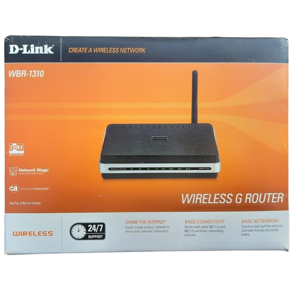 📦🎈3 for $10🎈iD-Link WBR-1310 Wireless G Router NIB - Picture 1 of 6